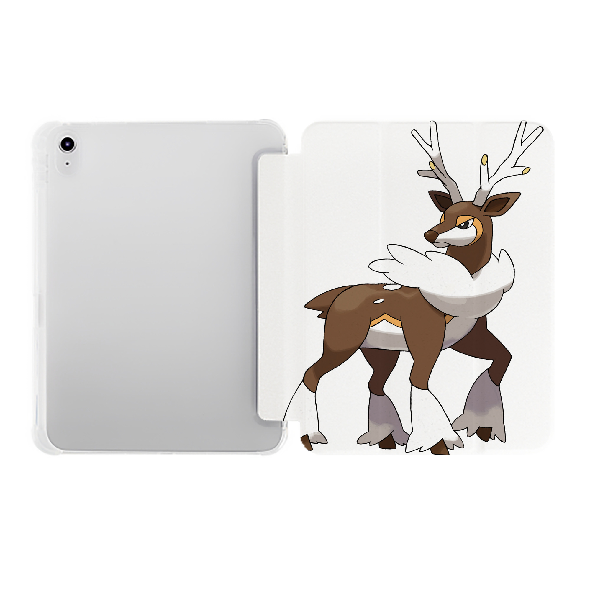 （画像用） ポケットモンスター Pokémon IPad ケース ペン収納付き 三つ折りスタンド PUレザー×シリコン 対応機種9.5/10.5/10.9インチ